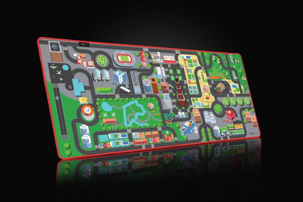 Katergames Gaming Mauspad Mousetrap Design
